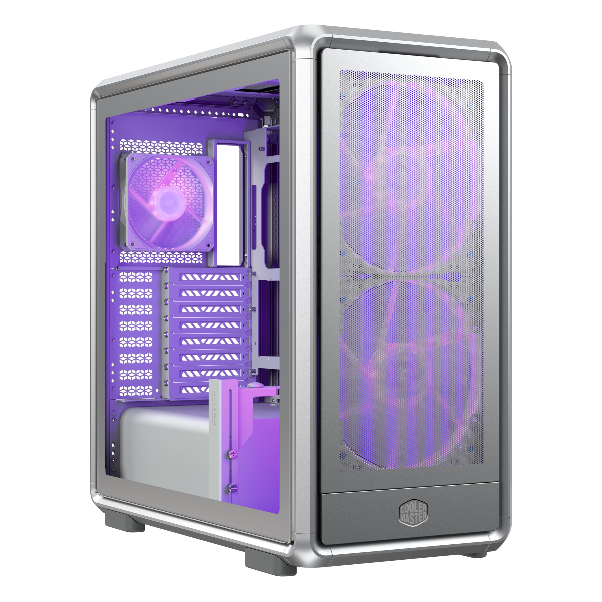 Cooler Master Masterframe 600 Mesh Silver ARGB Case | Freeform 2.0
